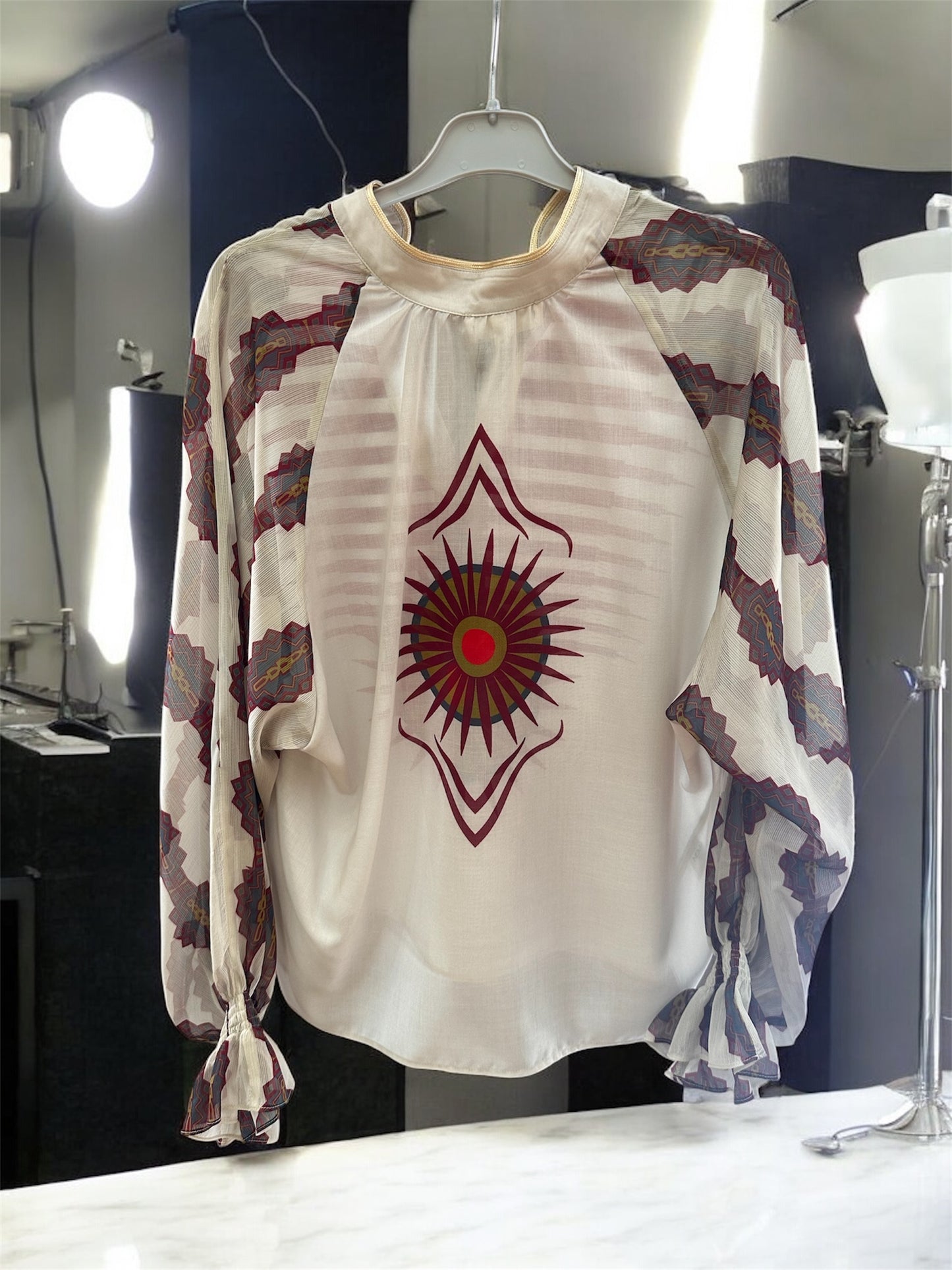 NEMA NEW Boho Sunburst Blouse