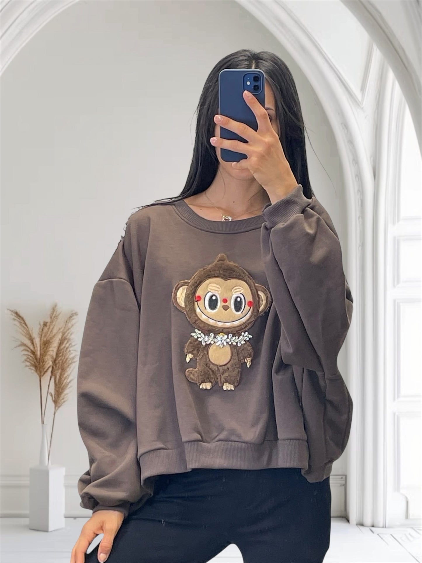 Brown Monkey Sweatshirt