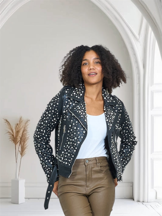 Studded Leather Jacket