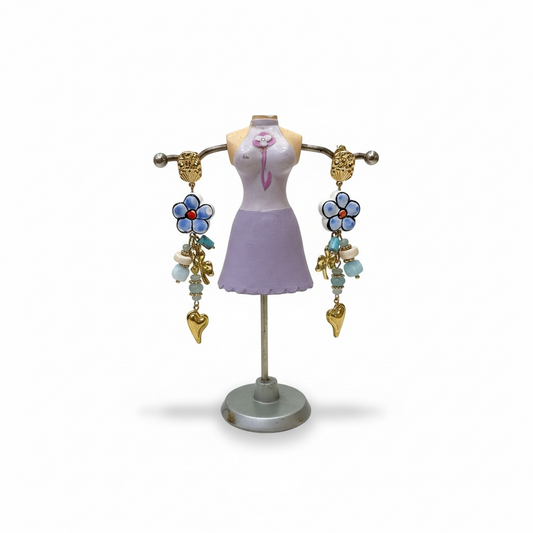 Ocean Fantasy Drop Earrings – Pastel