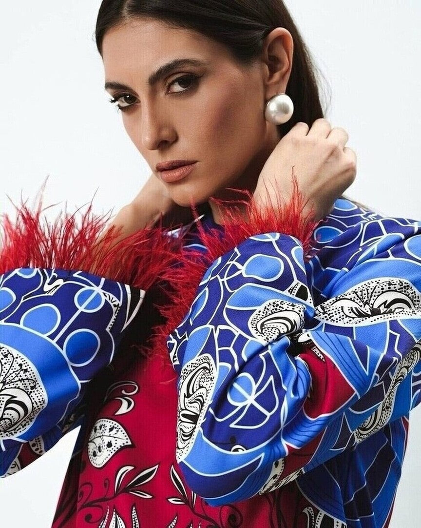 EIRIANNA
BLUE SWAN MINI DRESS