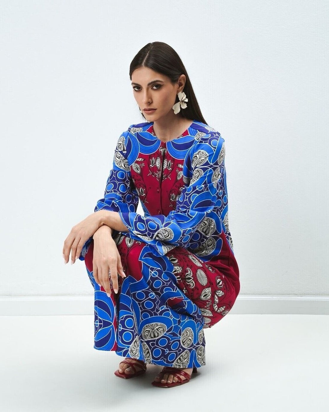 EIRIANNA
BLUE SWAN LONG DRESS