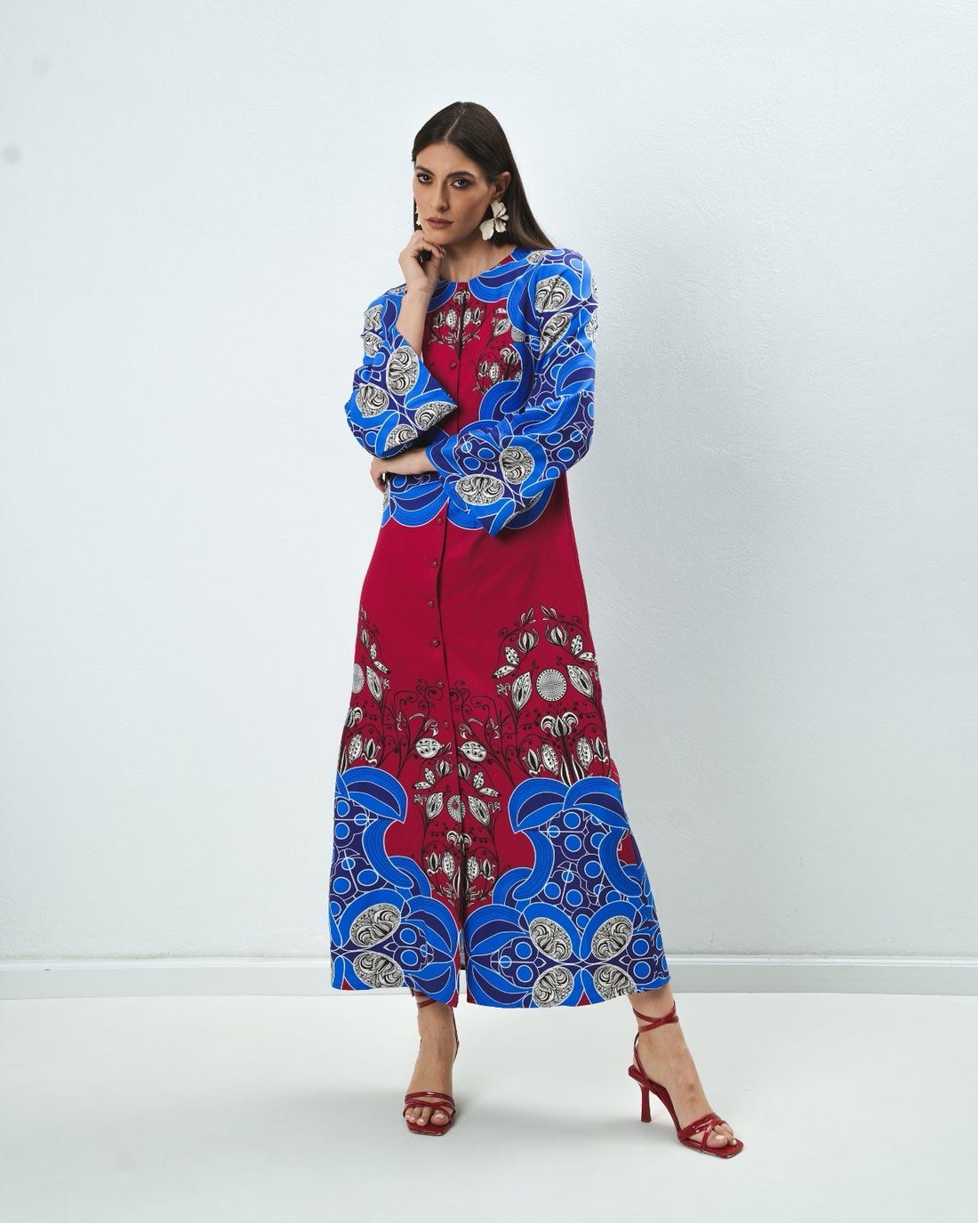 EIRIANNA
BLUE SWAN LONG DRESS