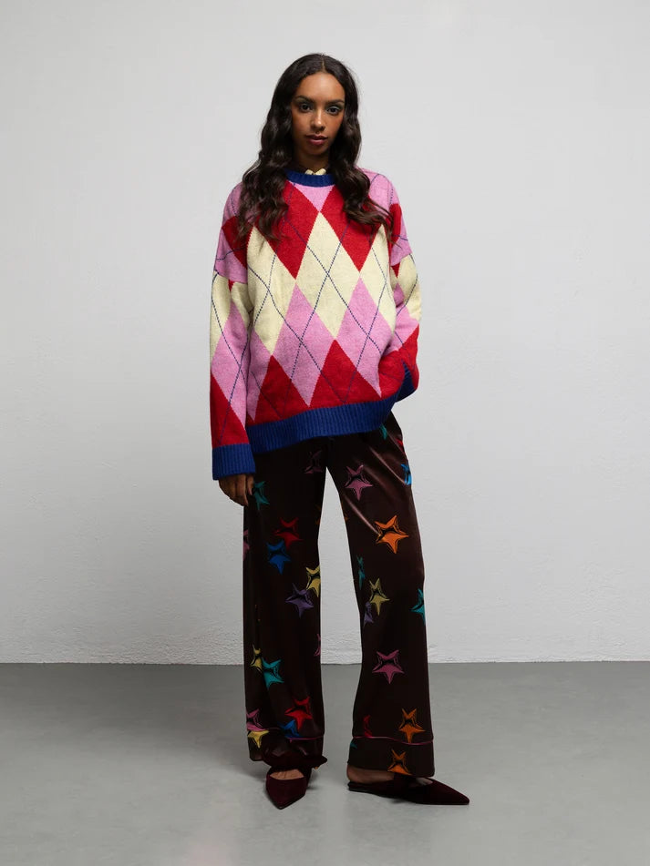 WE__ARE WARHOL KNIT SWEATER - DIAMOND PINK