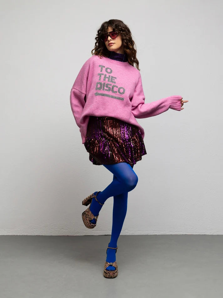 WE__ARE WARHOL KNIT SWEATER - TO THE DISCO