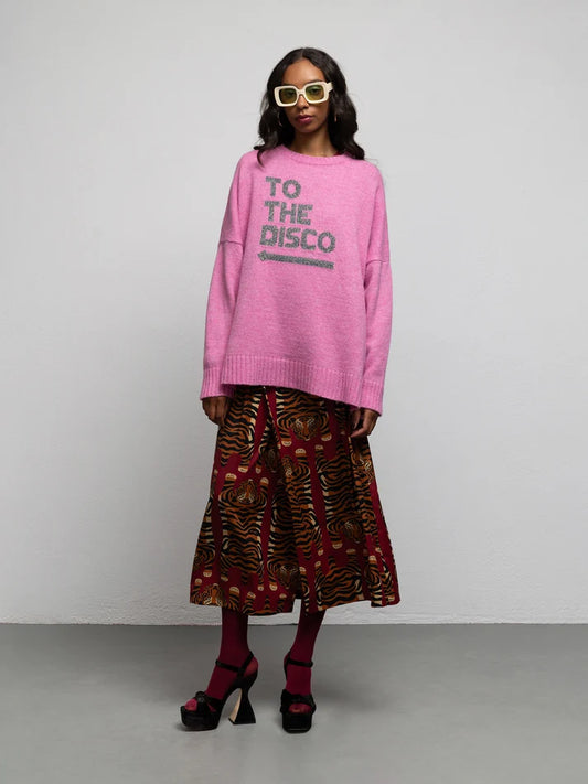 WE__ARE WARHOL KNIT SWEATER - TO THE DISCO