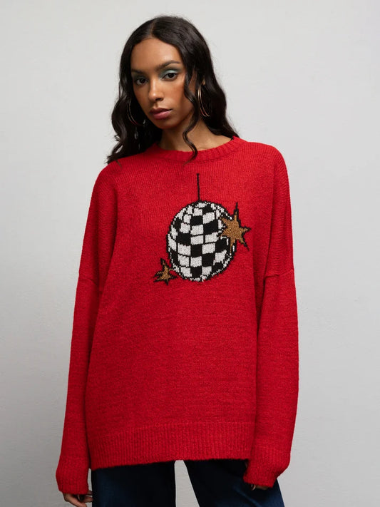 WE__ARE WARHOL KNIT SWEATER - DISCO BALL