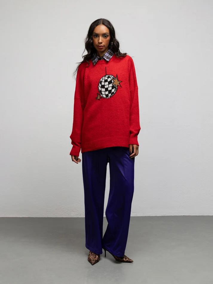 WE__ARE WARHOL KNIT SWEATER - DISCO BALL