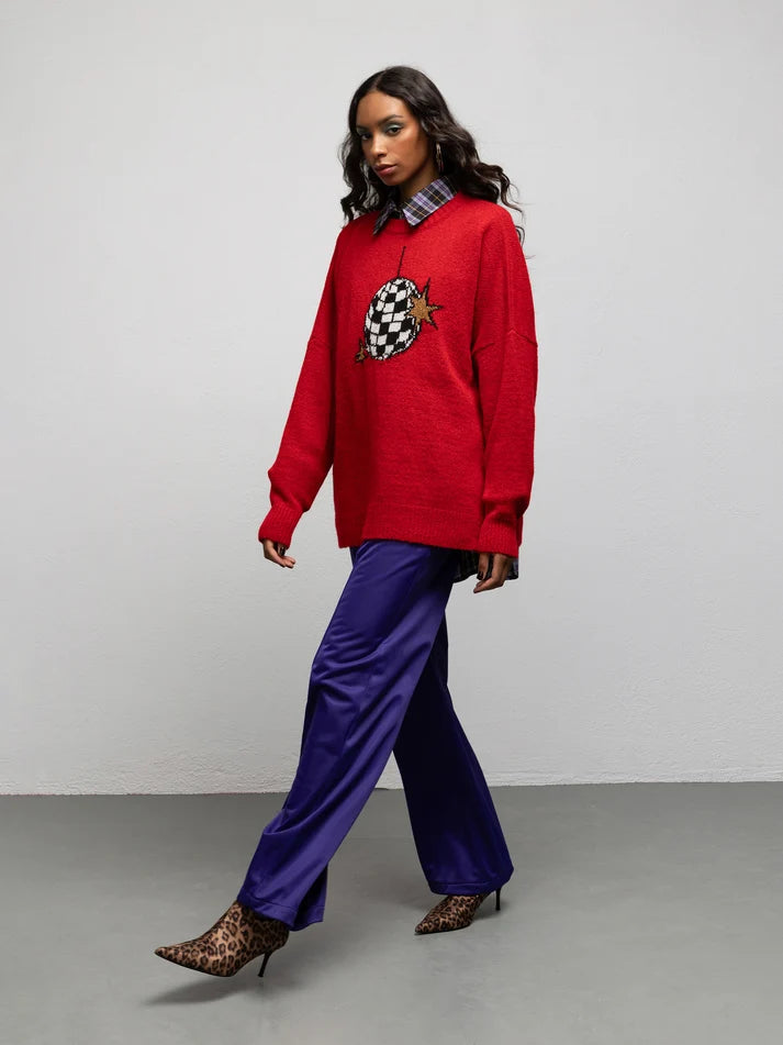 WE__ARE WARHOL KNIT SWEATER - DISCO BALL