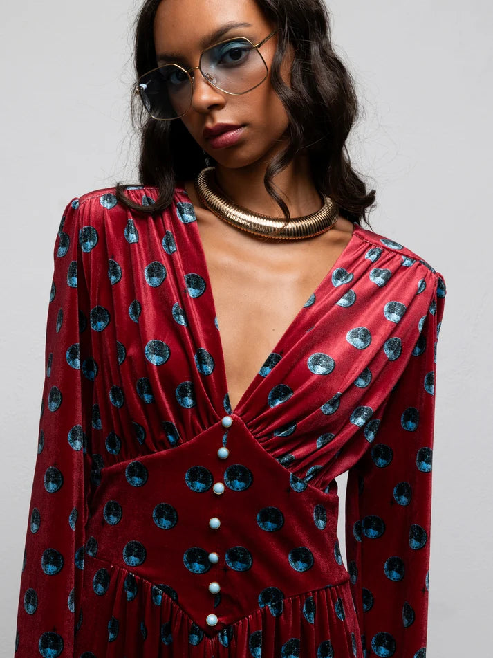 WE__ARE CASABLANCA DRESS - DISCO BALLS