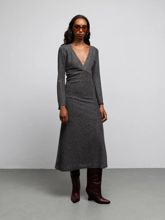 WE__ARE AMANDA DRESS - SILVER