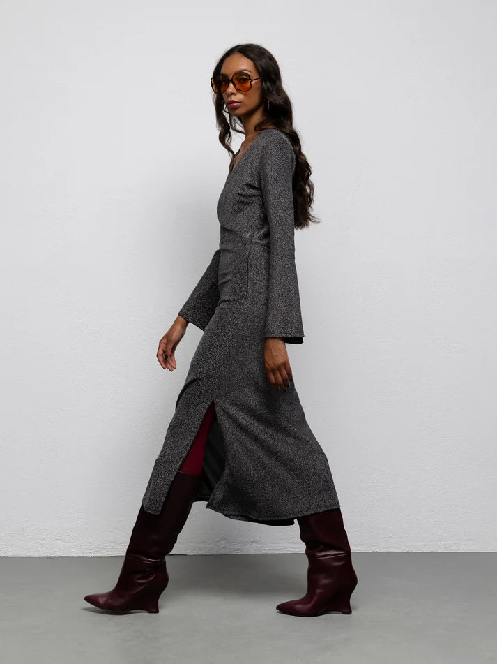 WE__ARE AMANDA DRESS - SILVER