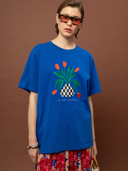 WE__ARE OVERSIZED T-SHIRT - ROYAL BLUE