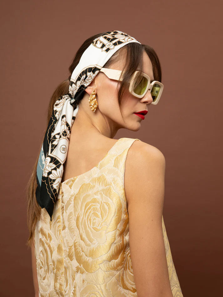 WE__ARE SATIN SCARF/TOP - SEMEDAKI