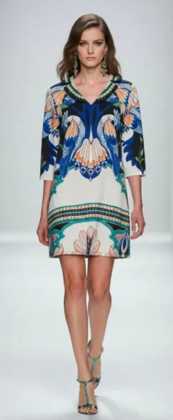 EXOTIC MIRAGE MINI DRESS BY EIRIANNA | PRINTED SHORT DRESS